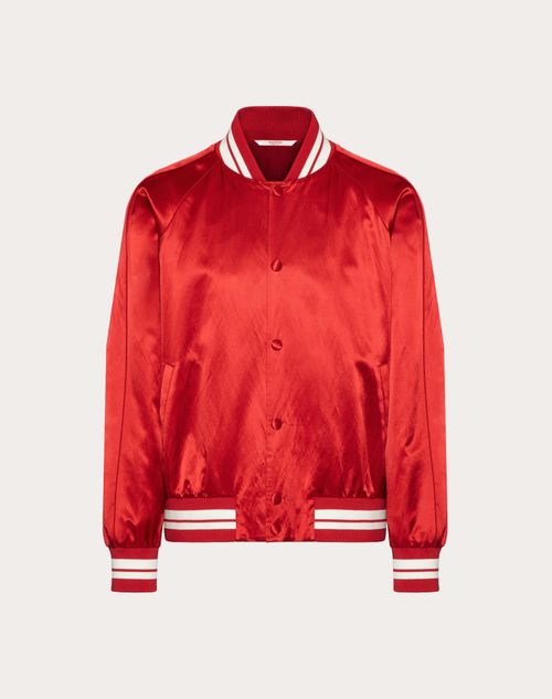 Valentino Men's Toile Iconographe Bomber Jacket