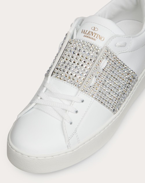 valentino crystal trainers