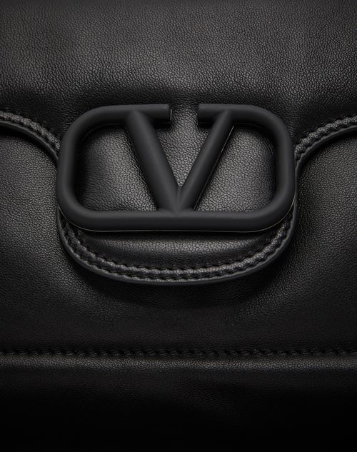 Valentino Garavani - Valentino Garavani Noir Nappa Leather Shopper - Black - Man - Totes