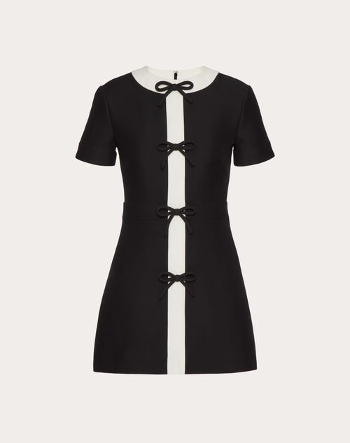 Valentino - Crepe Couture Short Dress - Black - Woman - Shelf - W Pap - Urban Riviera W1 V2