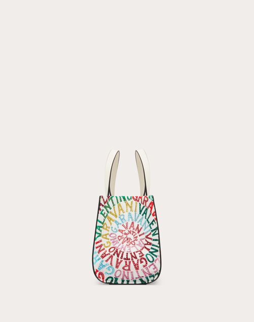 Small Valentino Garavani Escape Handbag With Rhinestones for Woman in Multicolor Valentino US