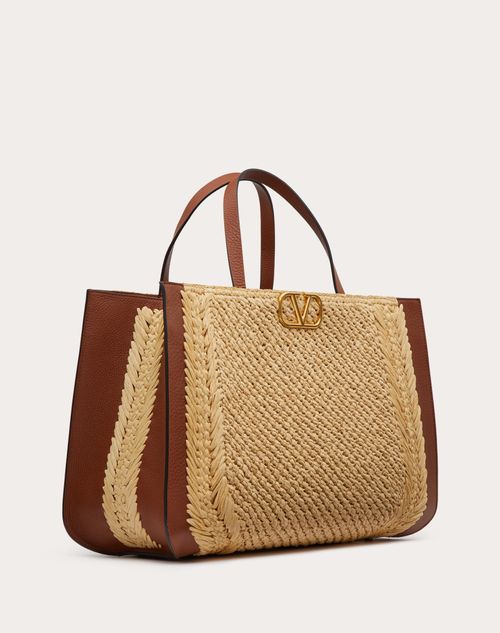 Valentino raffia tote new arrivals