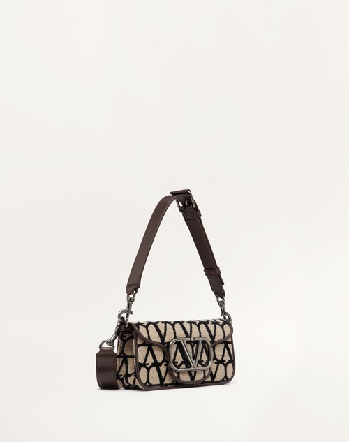 Valentino Garavani Beige Small Locò Bag