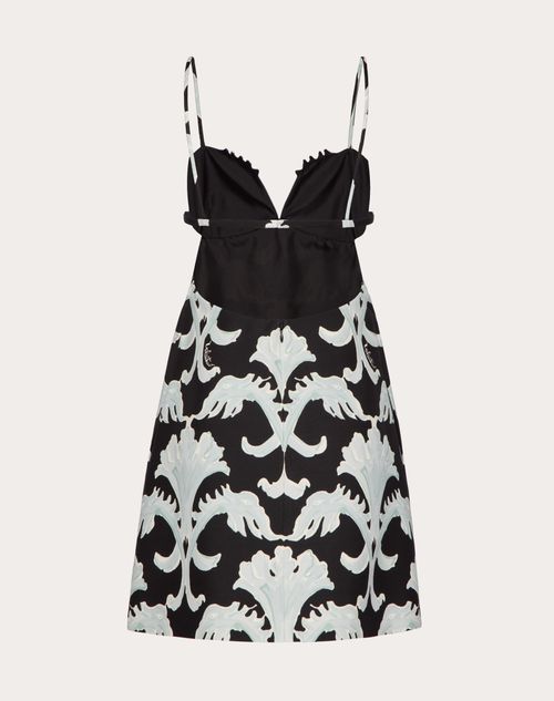 Valentino - Crepe Couture Metamorphos Wall Dress - Black/ivory - Woman - Woman Ready To Wear Sale