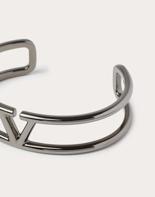 Louis Vuitton LV ID Bracelet Silver Metal. Size L