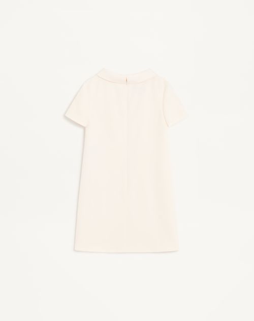 Valentino - Crepe Couture Short Dress - Ivory - Woman - Dresses