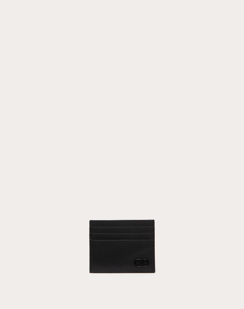 Valentino Garavani VLogo Signature Card Holder in Black