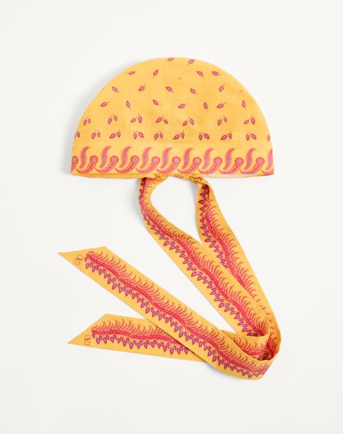 Valentino Garavani - Escape Headband In Cotton And Silk - Multicolor - Woman - Hats And Gloves