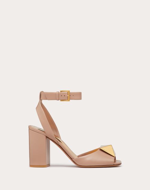 Valentino Garavani - One Stud Calfskin Sandal 90 Mm / 3.5 In. - Rose Cannelle - Woman - Shoes