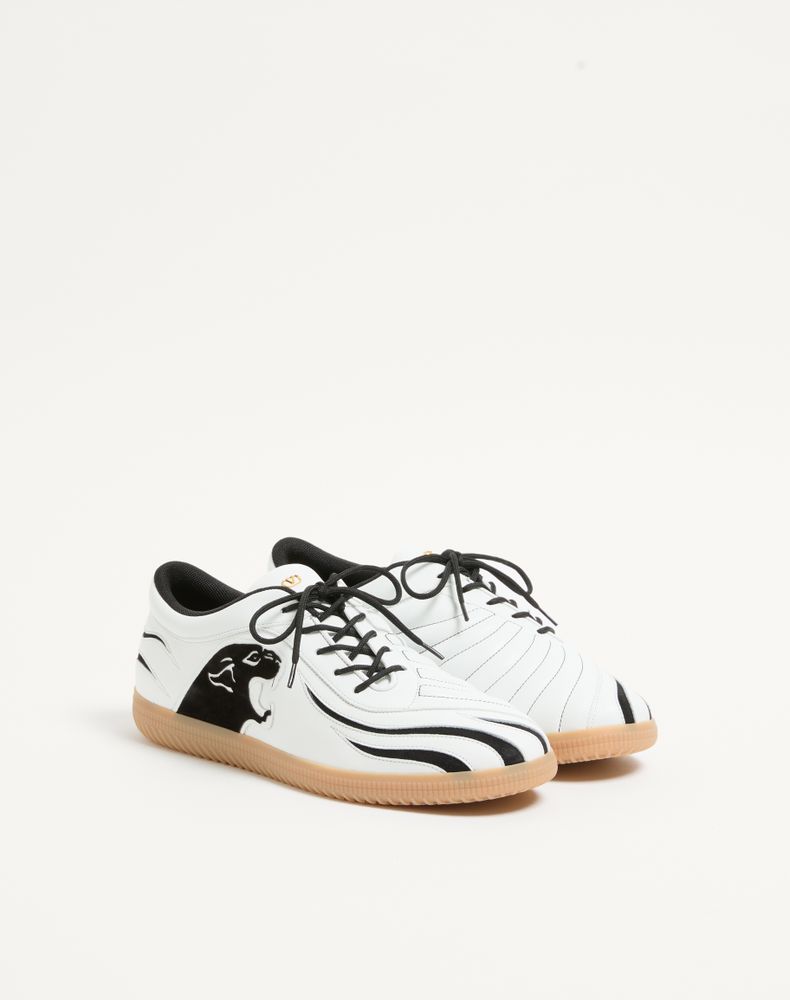 Valentino Garavani Kicky Nappa Trainer Man White 46