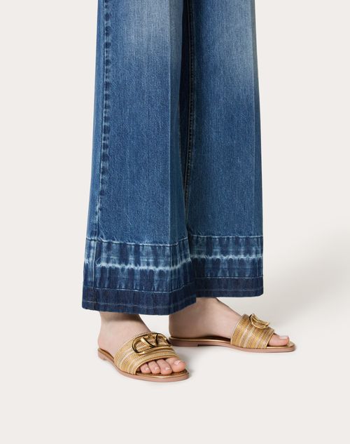 Valentino logo sandals online