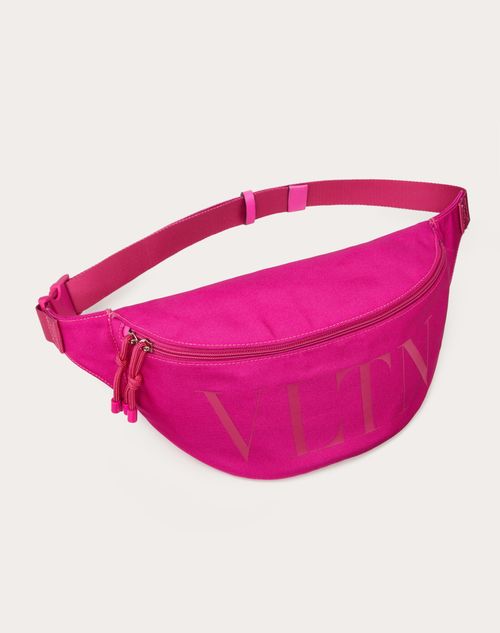 Ondenkbaar Mooie jurk In tegenspraak Vltn Nylon Belt Bag for Man in Pink Pp | Valentino US