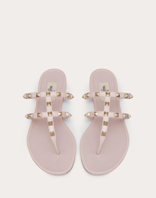 Pink valentino flip on sale flops