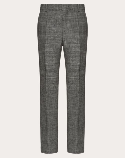 Valentino - Technical Wool Pants - Black - Man - Pants And Shorts