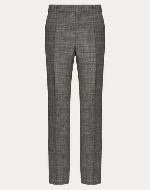 Valentino - Technical Wool Pants - Black - Man - Ready To Wear