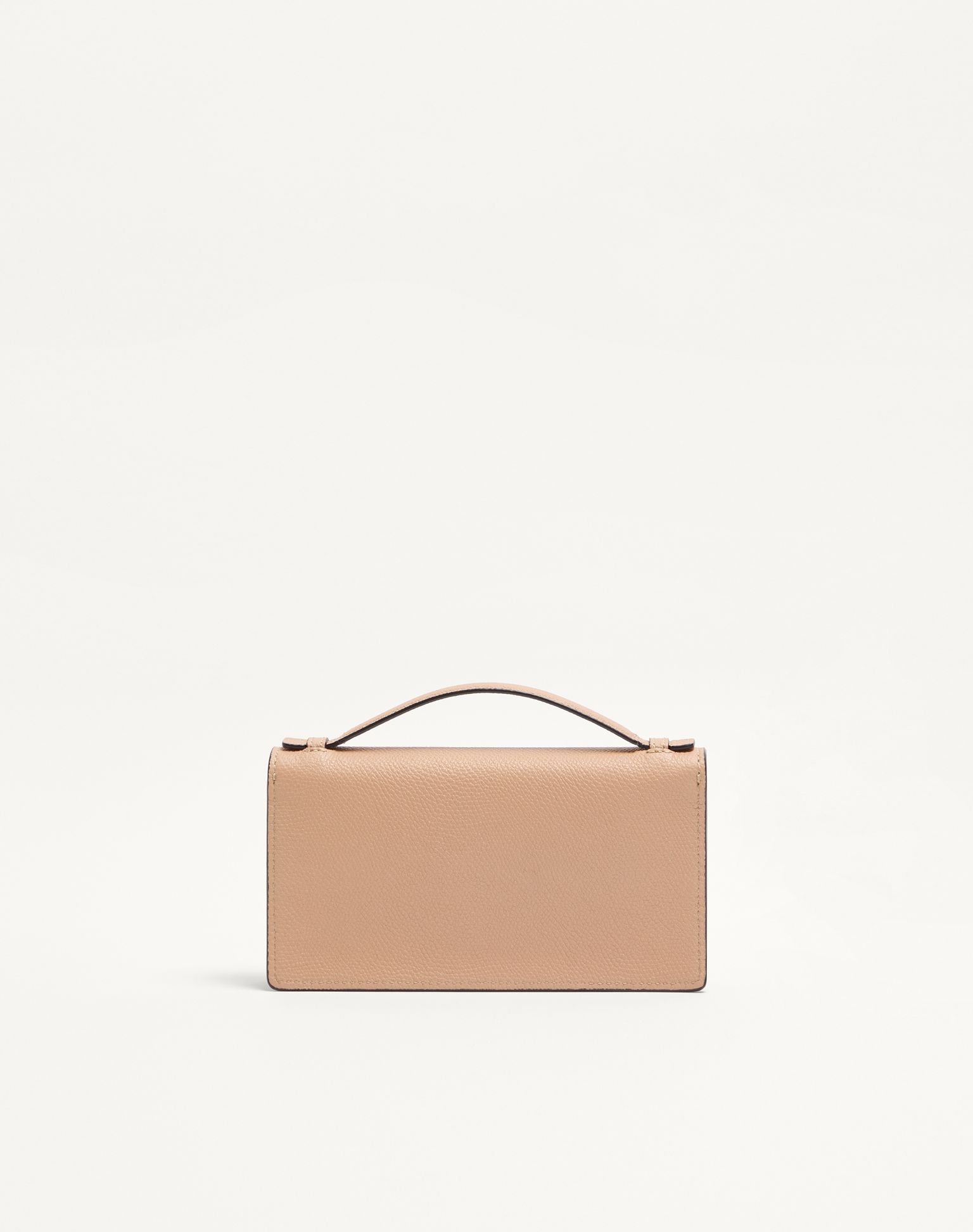 발렌티노 발렌티노 가라바니 브이로고 시그니처 그레이니 카프스킨 체인 지갑 7W0P0W42SNP_WRP