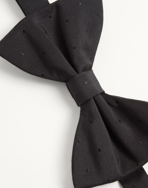 Valentino Garavani - Papillon Valentino In Cotone - Nero - Uomo - Accessori Tessili