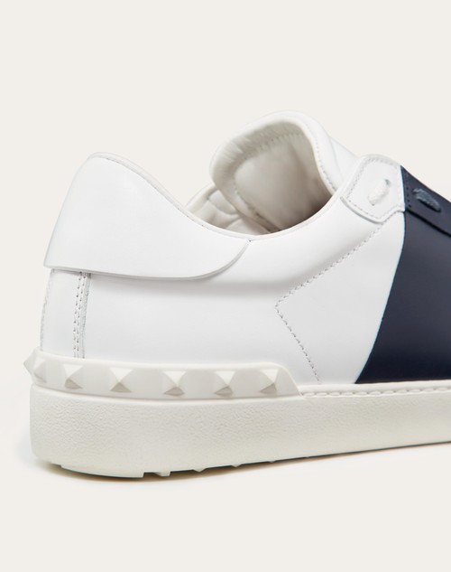 calfskin open sneaker