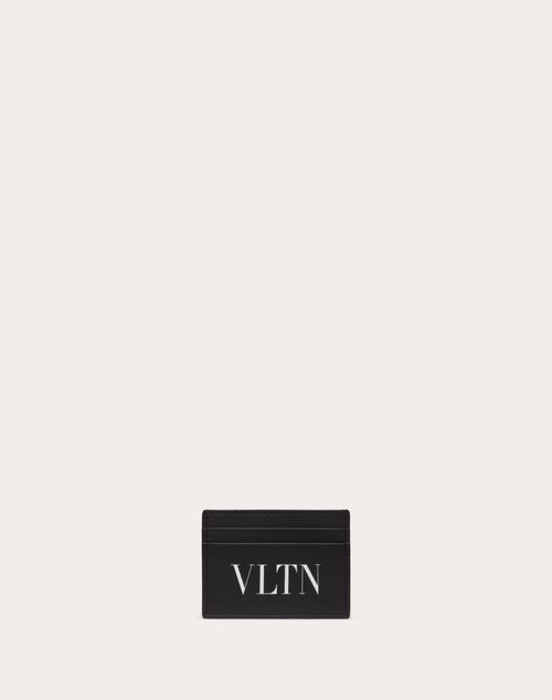 Valentino Garavani - Vltn Cardholder - Black/white - Man - Coin Purses & Card Cases