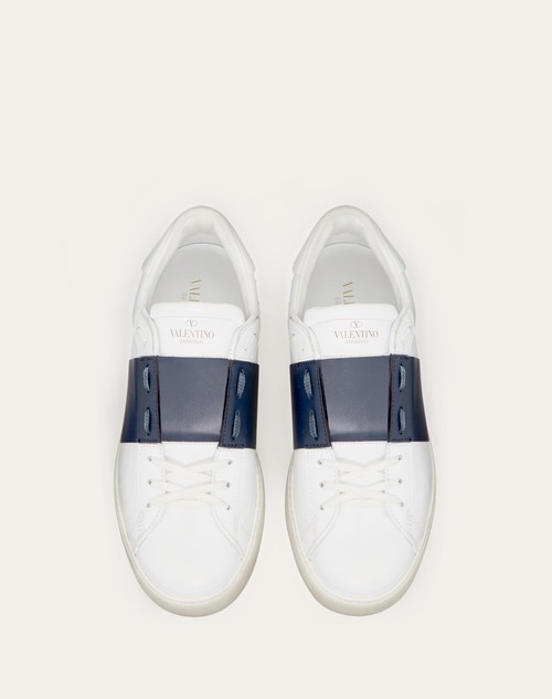 calfskin open sneaker