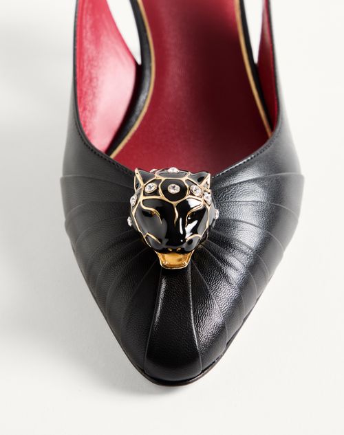 Valentino Garavani - Panthea Goatskin Pumps 55mm - Black - Woman - Pumps