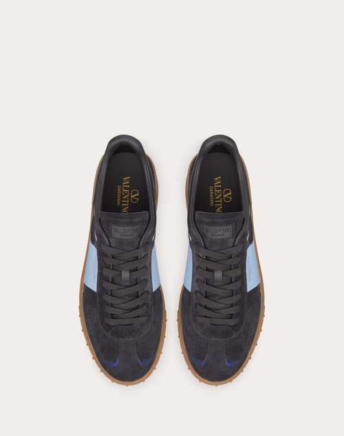 Upvillage Low Top Sneaker In Split Leather And Calfskin Upvillage Low Top Sneaker In Split Leather And Calfskin