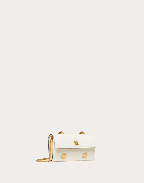 ショルダーバッグ・ポシェット VALENTINO ROMAN STUD CHAIN WALLET Roman Stud Wallet In Nappa Leather With Chain for Woman in