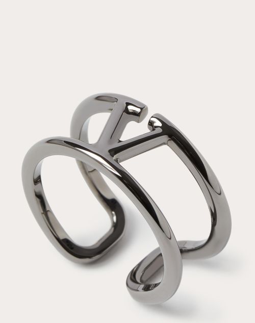 Valentino Garavani Men's Vlogo Signature Metal Ring