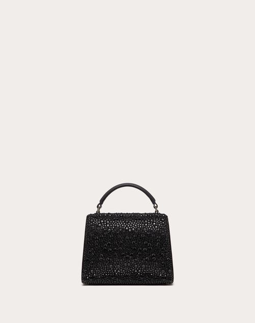 VALENTINO GARAVANI: Rockstud bag in leather with studs - Black  Valentino  Garavani mini bag VW2B0861 VSF online at