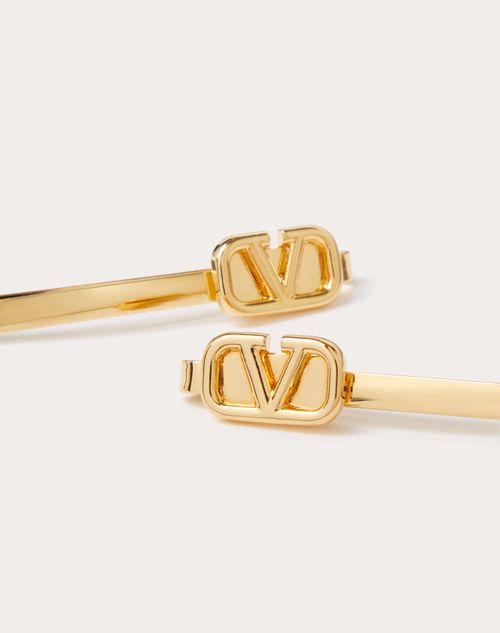 Valentino Garavani - Vlogo Signature Metal Hair Clip - Gold - Woman - Gifts For Her
