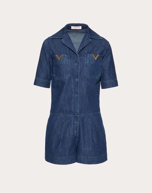 Chambray Denim Jumpsuit