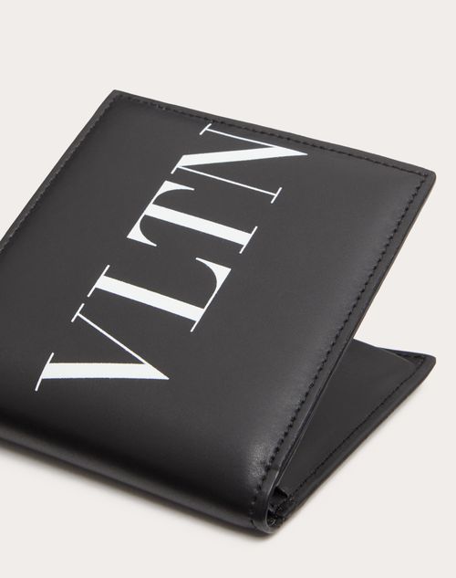 Valentino Garavani - Vltn Wallet - Black - Man - Wallets And Small Leather Goods