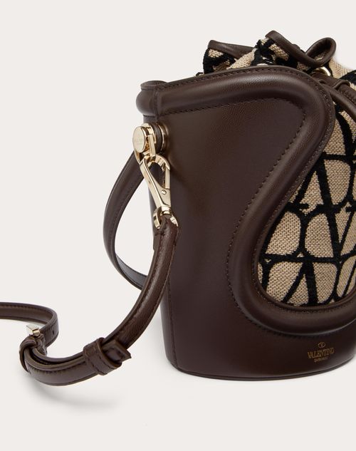 Small black Bucket bag Kaos Icon