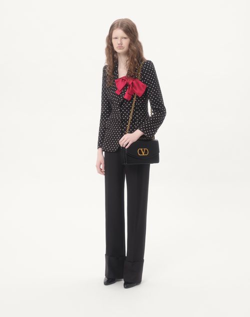 Valentino - Virgin Wool Pants - Black - Woman - Pants And Shorts