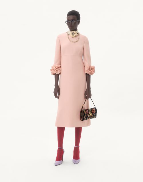 Valentino Garavani - Valentino Garavani Devain Embroidered Small Shoulder Bag - Black/multicolor - Woman - Shoulder Bags