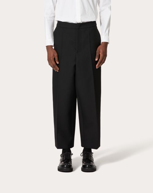 Wool Pants for Man in Black | Valentino US Wool Pants for Man in Black | Valentino US