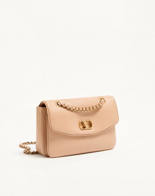 Valentino Garavani - Valentino Garavani Djuna Medium Chain Bag In Nappa Leather - Pink - Woman - Shoulder Bags