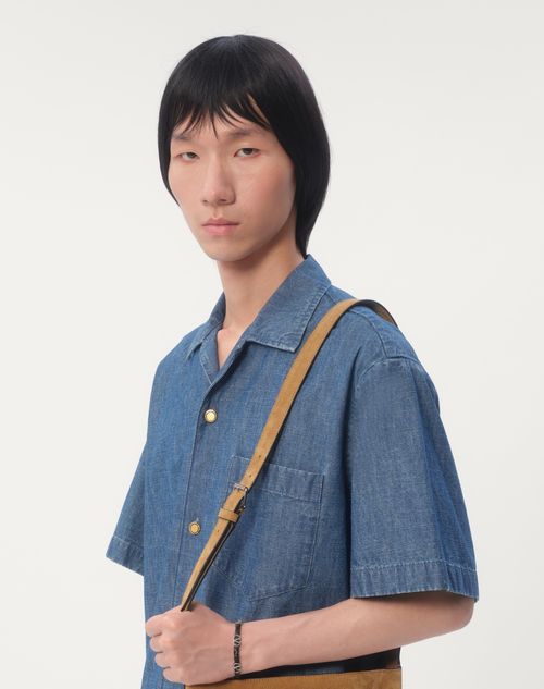 デニム ボウリングシャツ for メンズ インチ デニム | Valentino JP デニム ボウリングシャツ for メンズ インチ デニム | Valentino JP