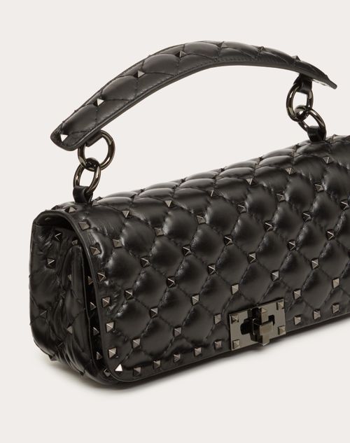Valentino Garavani Rockstuds Flap Leather Pouch Crossbody Bag