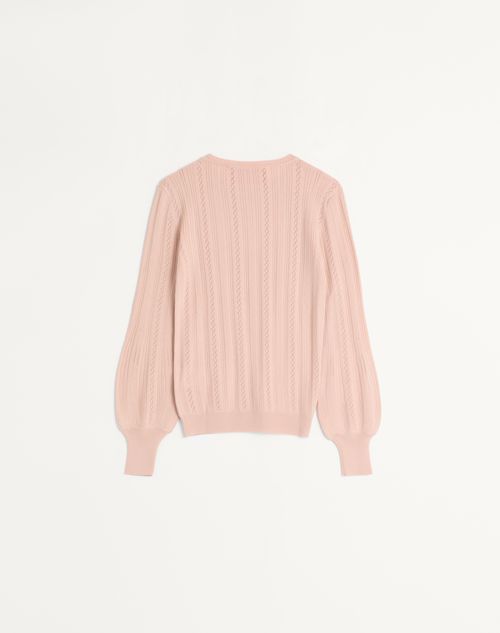Valentino - Wool Jumper - Nude - Woman - Knitwear