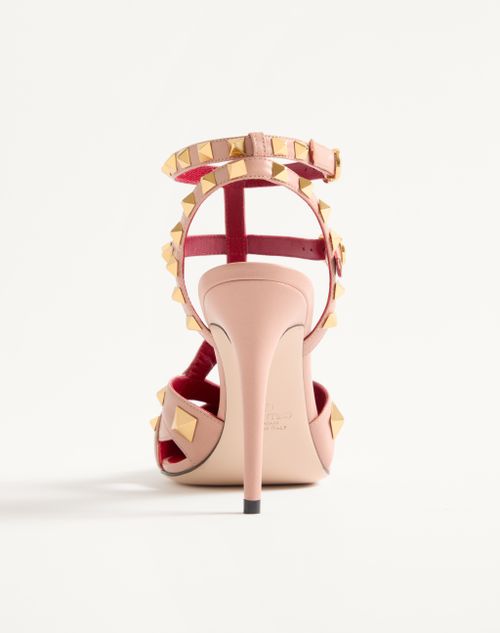 Valentino Garavani - Studdy Kidskin Pumps 100mm - Pink - Woman - Pumps