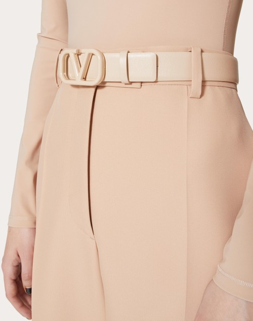 Valentino Garavani Pink VLogo Signature Belt