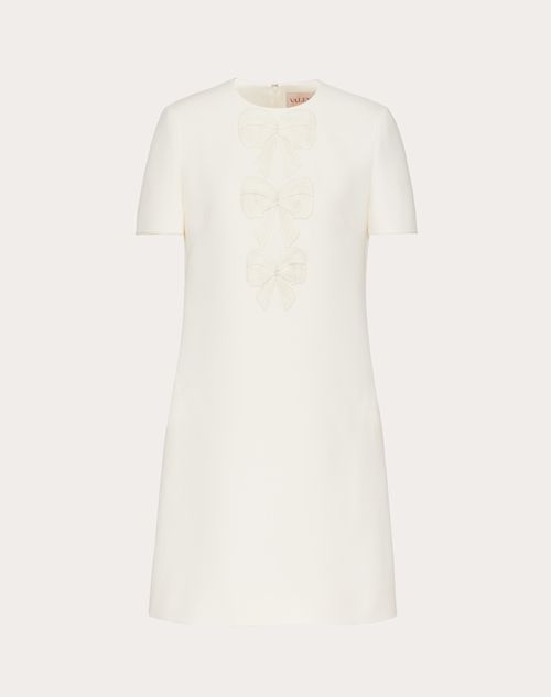 Valentino - Embroidered Crepe Couture Dress - Ivory - Woman - Woman Ready To Wear Sale