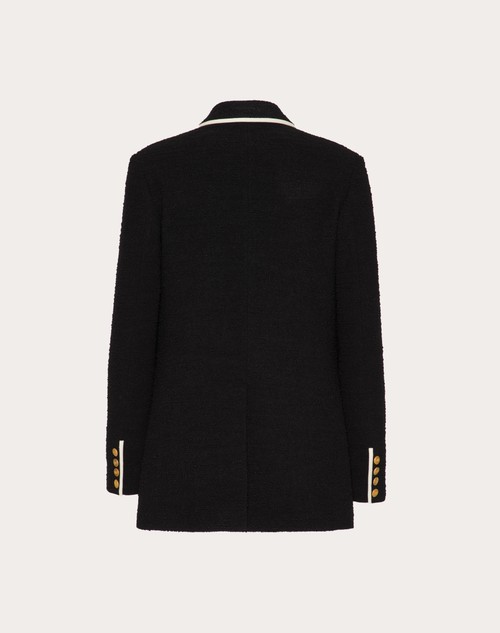 Valentino Tweed Jacket in Navy