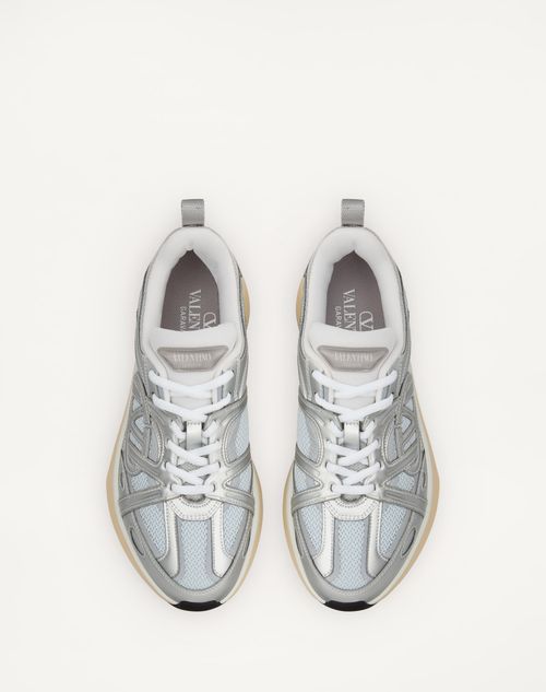 Vlogo Easyjog Sneaker In Mirror And Fabric for Woman in Vlogo Easyjog Sneaker In Mirror And Fabric for Woman in