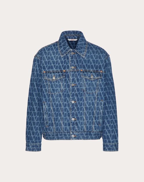 Valentino - Toile Iconographe Print Denim Jacket - Denim - Man - Denim