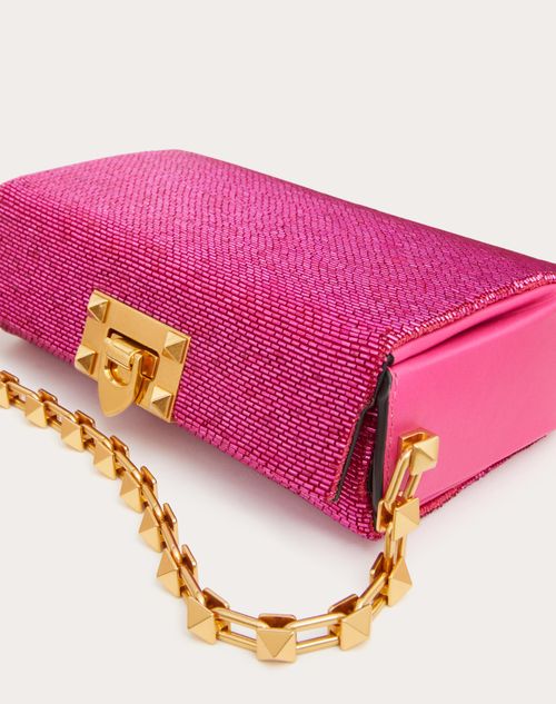 Valentino pink clutch clearance bag