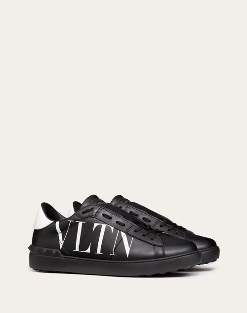 Valentino Garavani - Sneakers Open Con Estampado Vltn - Negro - Hombre - Rebajas Para Hombre