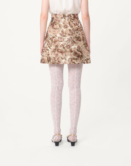 - Latte/pink Lurex