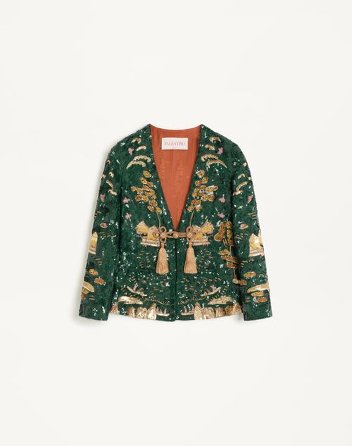 Valentino - Embroidered Jacket - Multicolor - Woman - Jackets And Blazers